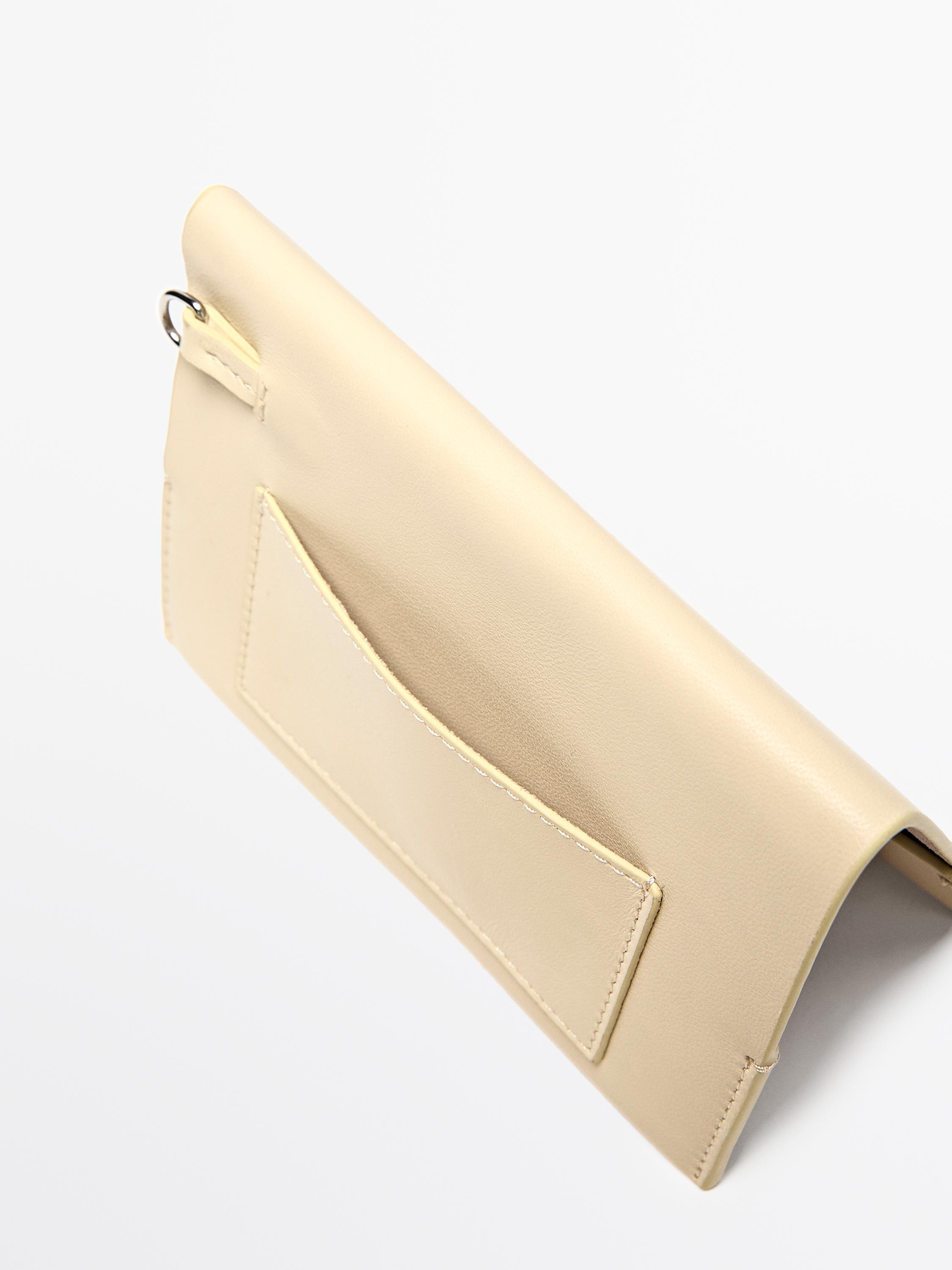 Nappa leather passport holder